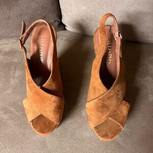 Liliana Women's Brown Suede Sandals